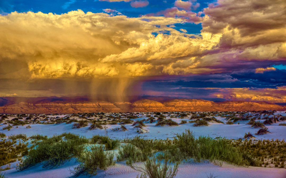 A Sunset at White Sands