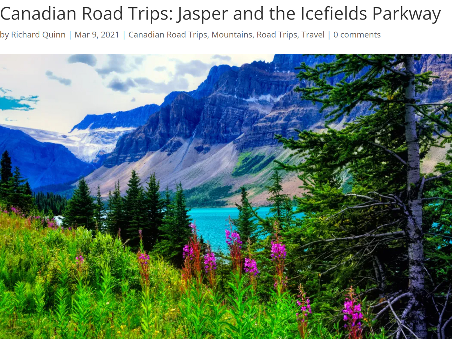 road trip through canada national parks